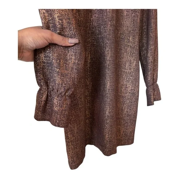 Reformation Mini Copper Open Back Dress Size S - Picture 4 of 9